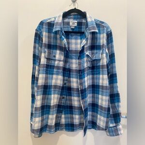 OLD NAVY | Men’s Blue Flannel | Size Large